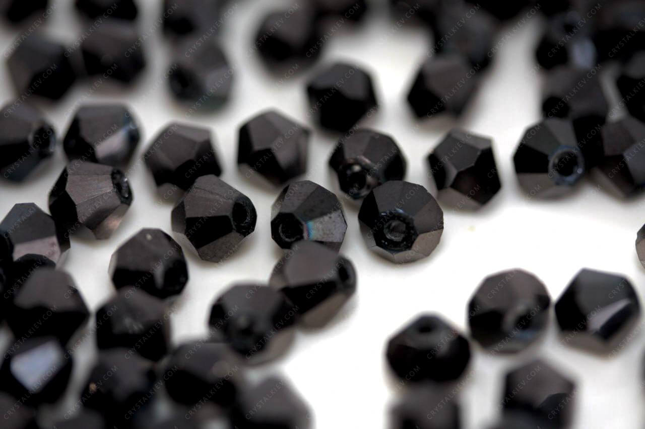 Намистина Біконуси Hematite